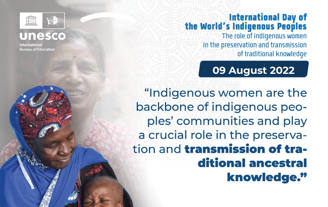 #Indigenous #women have an integral collective and community role as carers of natural resources and keepers of #traditional #knowledge
Find out more: inprogressreflections.ibe-unesco.org/toward-indigen…
#WorldIndigenousDay  #Qualityeducation #Womenempowerment