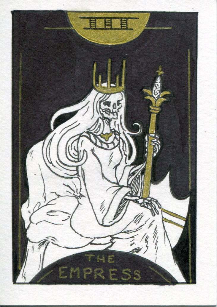 ghosty_pants's tweet photo. Here's more of the tiny tarot I'm working on, these are older though.
#tinytarot #carddesign #tarotdesign #skulltheme #traditionalart #tinyart #ArtistOnTwitter #commissionsopen #miniseries https://t.co/MBOPGzHQUW