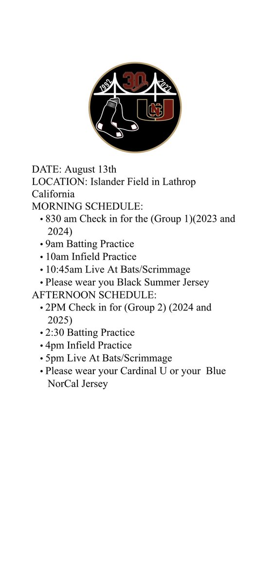 NorCalU (@norcalu1) on Twitter photo Doing a little thing for our guys that are uncommitted. <a href="/NorCalBaseball/">Tony Crivello</a> <a href="/NCUnderclass/">NorCalUnderclassGames</a> Doing a little thing for our guys that are uncommitted. <a href="/NorCalBaseball/">Tony Crivello</a> <a href="/NCUnderclass/">NorCalUnderclassGames</a>