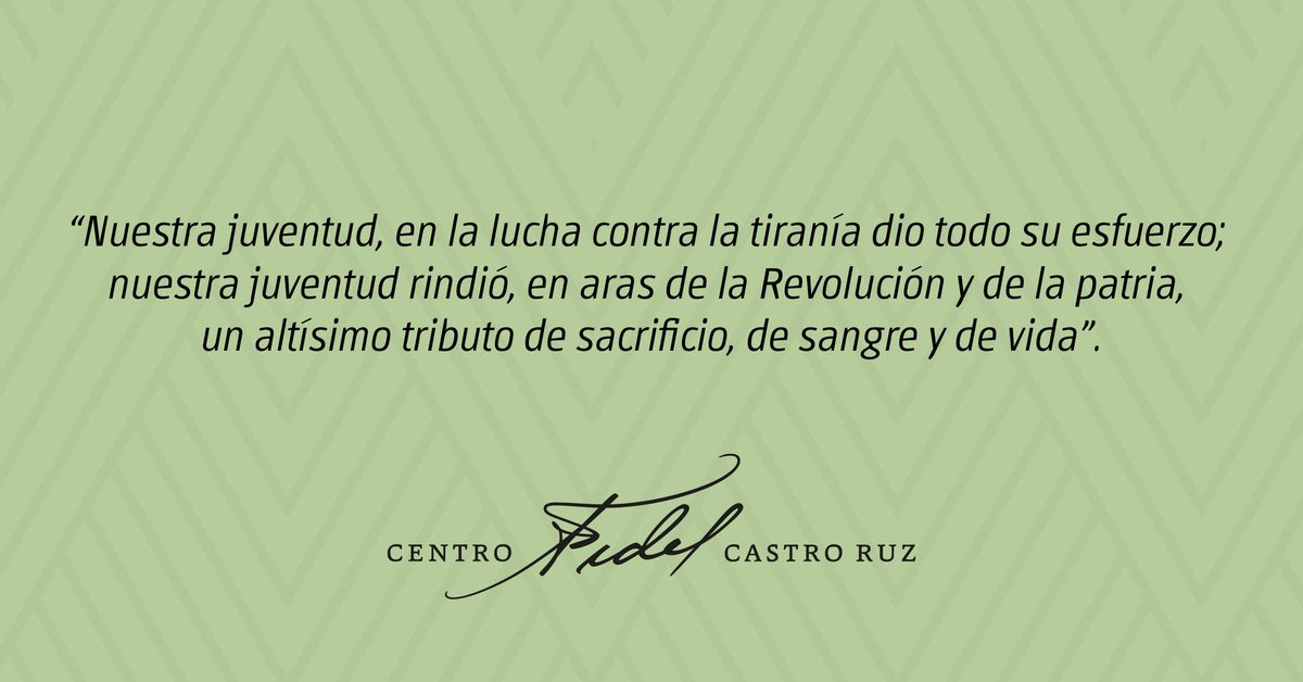 centrofidel's tweet photo. #FidelVive #96Aniversario #NuestroFidel #DíaMundialDeLaJuventud https://t.co/lxnrzqWlOR