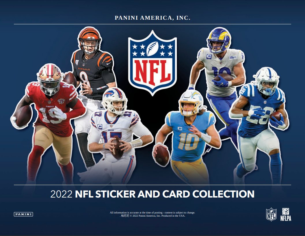 Panini America on Twitter "AVAILABLE TOMORROW (8/10)!! 2022 NFL