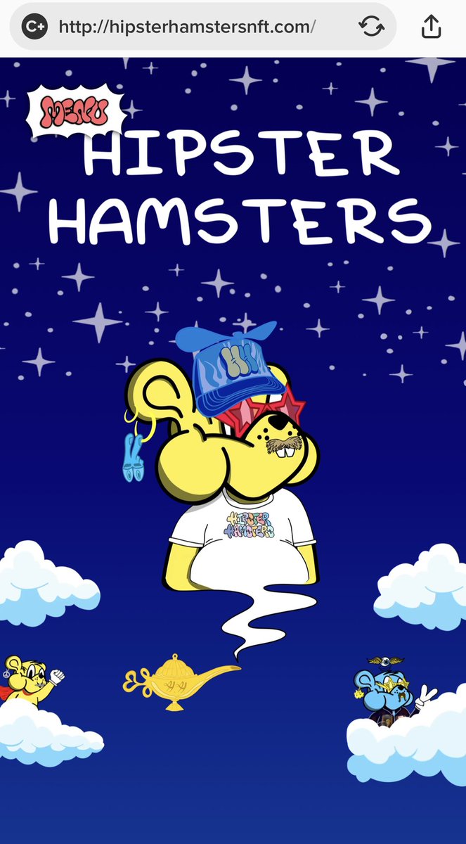 Anyone get a chance to check out the mobile version of our brand new website!?😏🧞‍♂️Let us know what you think!!👇👇👇

hipsterhamstersnft.com

#HipsterHamsters #SolanaNFT #SolanaSummer #SOL #NFTCommunity #NFTs