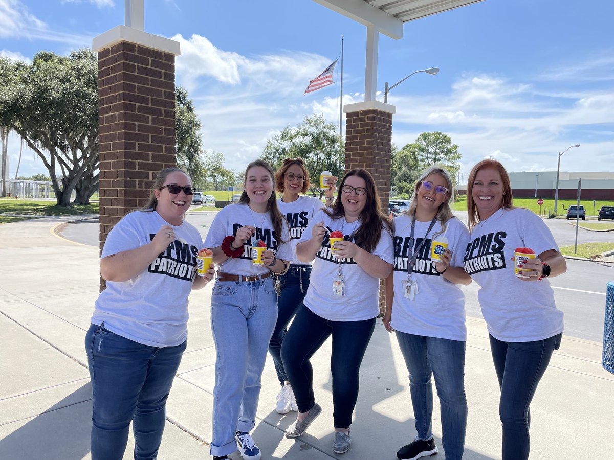 Thank you Kona Ice and BPMS admin for this sweet treat. We are excited to welcome students tomorrow.