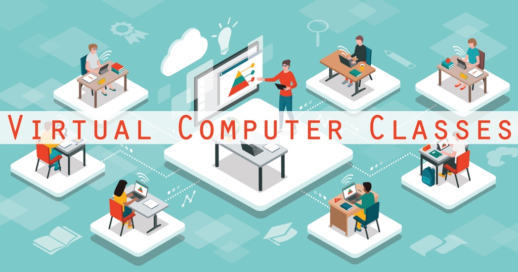Did you know that we offer virtual classes to help you improve your computer skills? All you need is an email address and access to Zoom! Visit l8r.it/M3mo to see the August class list, and register for a class. If you need help signing up, call 913-295-8250.
