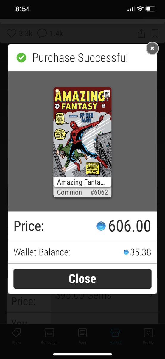 Gamedayicons's tweet photo. @Neoverse90 @CryptoKhaki I was happy to get the month and year of the release date 6/1962 at a bargain when the floor was 350 https://t.co/WSKIMAgrfN