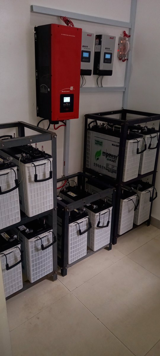 OTKGereeneregy's tweet image. Newly installed at lekki

400watts  panels x16
Tubular batteries(220Ah) x10
MPPT solar controller 80A x2
24v/7.5KVA  inverter

For 24h power supply.
☎️Contact +2349030710085 or 🌐wa.me/message/DI3W7J…
#backuppowersolution #backuppowersystems #OTKGreenenergy