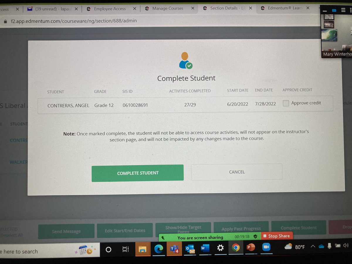 My #educatorfirst journey to @jpttrojans centered on how they will increase their use of their #courseware portfolio of courses.  They will target credit recovery, initial credit, and also teacher support maximizing the vast amount of content to increase graduation rates.