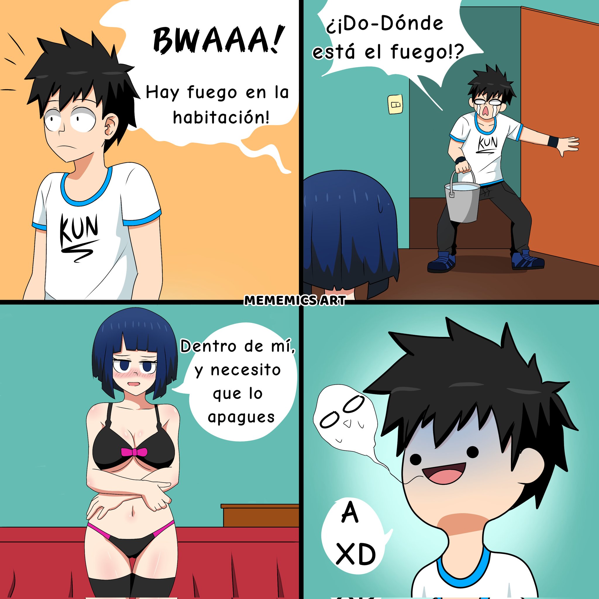 MemeMics_Art (COMMISSIONS OPEN) on X: Cómo? ಠ_ಠ #memes #anime #comics   / X