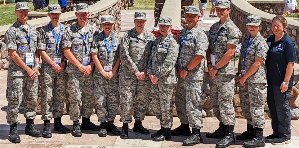 CivilAirPatrol's tweet photo. Congratulations to our Alabama Wing's Redstone Composite Squadron team for placing second nationally in the Academy of Model Aeronautics (@modelaircraft) UAS4STEM competition. The national championship round was held at @EAA AirVenture.
#CivilAirPatrol #CAPCadets #OSH22 #STEM https://t.co/juBPfinsuO