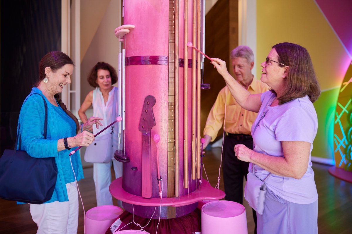 fjjma's tweet image. Happy Move-In Week OU Freshmen! 

Parents, stop by the museum if you need a break from moving. SYNESTHESIA is open for all ages, we have a pop-up shop selling artist-made products, and we have A/C. Did we mention we're free? 

#OUMoveIn22 #OUFamily