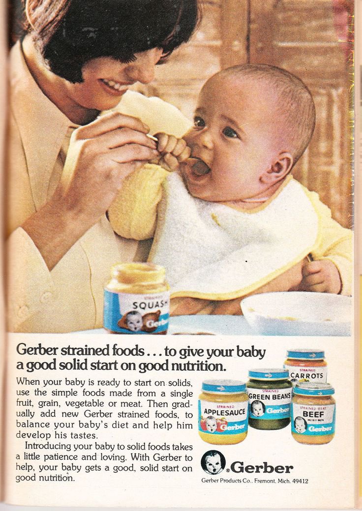 nostalgiapix25's tweet photo. Berber baby food ad, 1974. Original Gerber baby image. #ad #advertisement #VintageAd #vintage #Classic #nostalgia #classicad #Gerber #baby https://t.co/yc83Mt4WDy