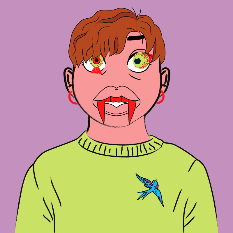 cryptoosaad's tweet photo. Take a look at the dracula's eyes, they look very terrifying.🥴
Price 0.1 eth.
https://t.co/BliWMAKXOr
#NFTs #nftart #nftartgallery #NFTCommunity #NFTProject #nftcrypto #nftopensea #NFTlover #NFTsales https://t.co/KiAmWztBzX