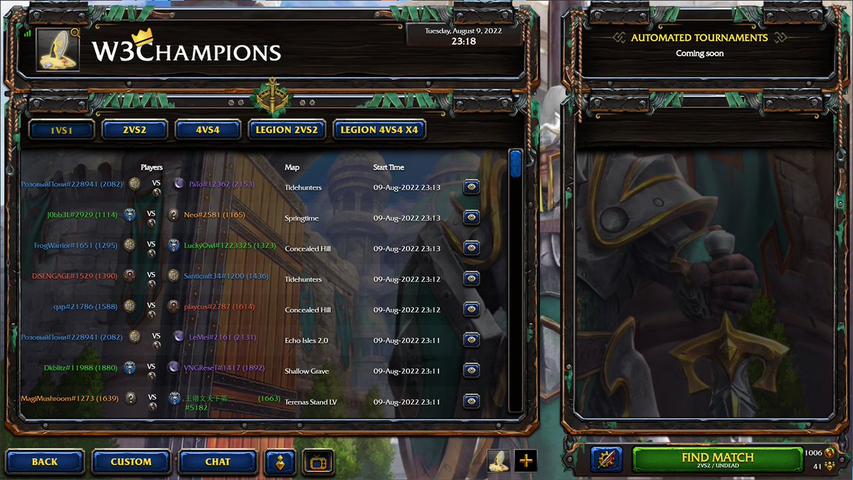 FLO NOW INTEGRATED INTO W3C

- Update the Launcher to 0.19.25
- Click the TV
- Select a match

Watch every single ladder game played on W3C directly in client!

Brought to you by Fluxxu &amp; Abeninski