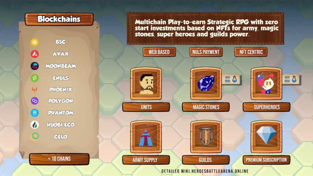 heroesbattlearn's tweet image. We definitly will add @BNBCHAIN @0xPolygon @AVATAR_AVAX @Nuls @phoenixblockchn @FantomFDN @CeloOrg @MoonbeamUkraine and much more