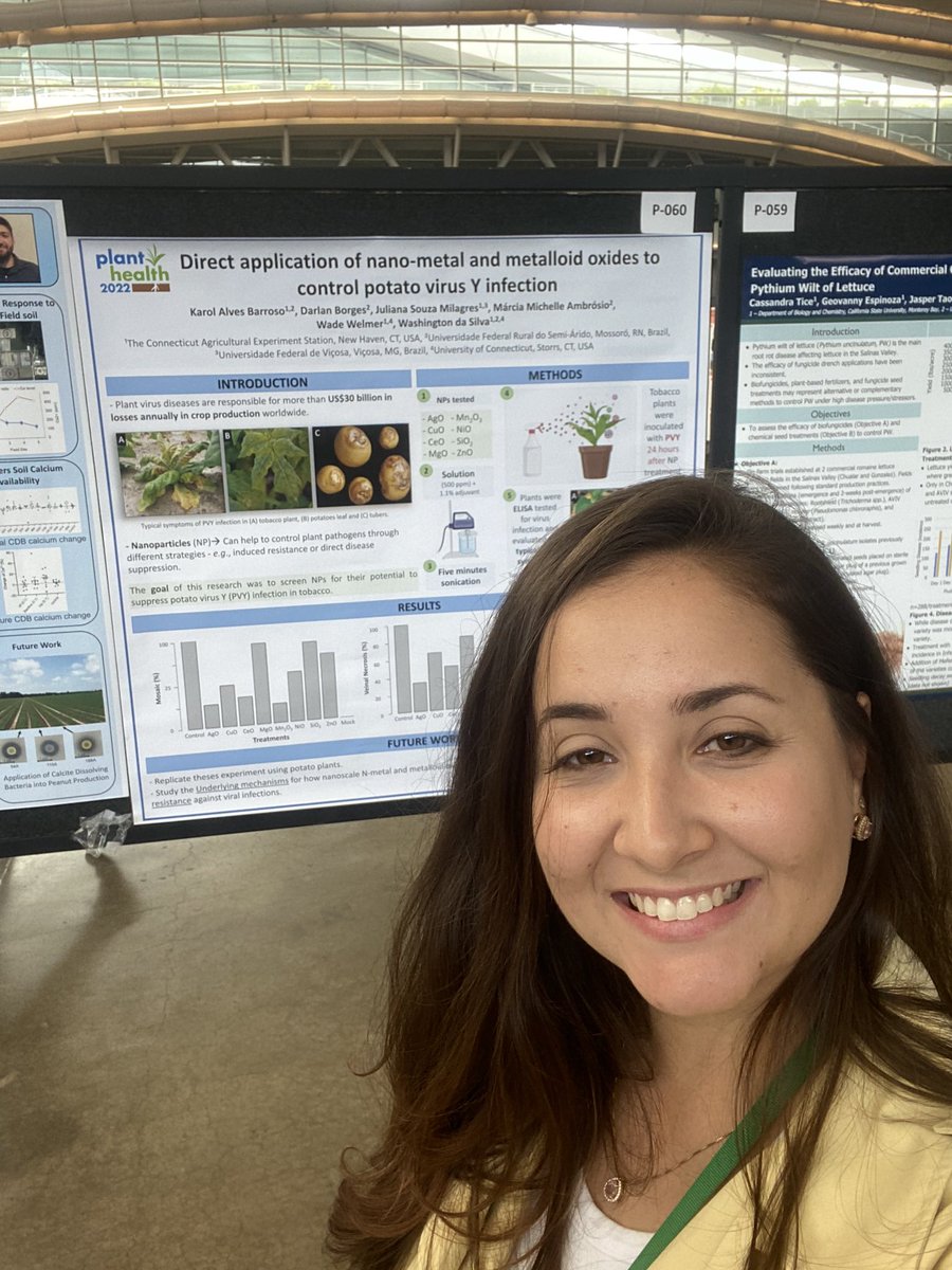 And today, the @daSilvaLab1 team finished the poster presentation at #PlantHealth2022! Was amazing.🪴🦠🔬
