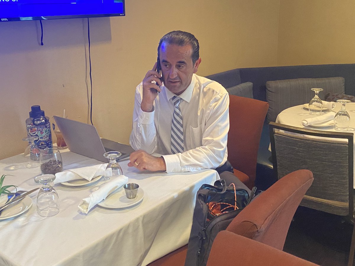 We have just under 3 hours left until the polls close here in Connecticut. We are still at it working hard! #LumajForUSSenate