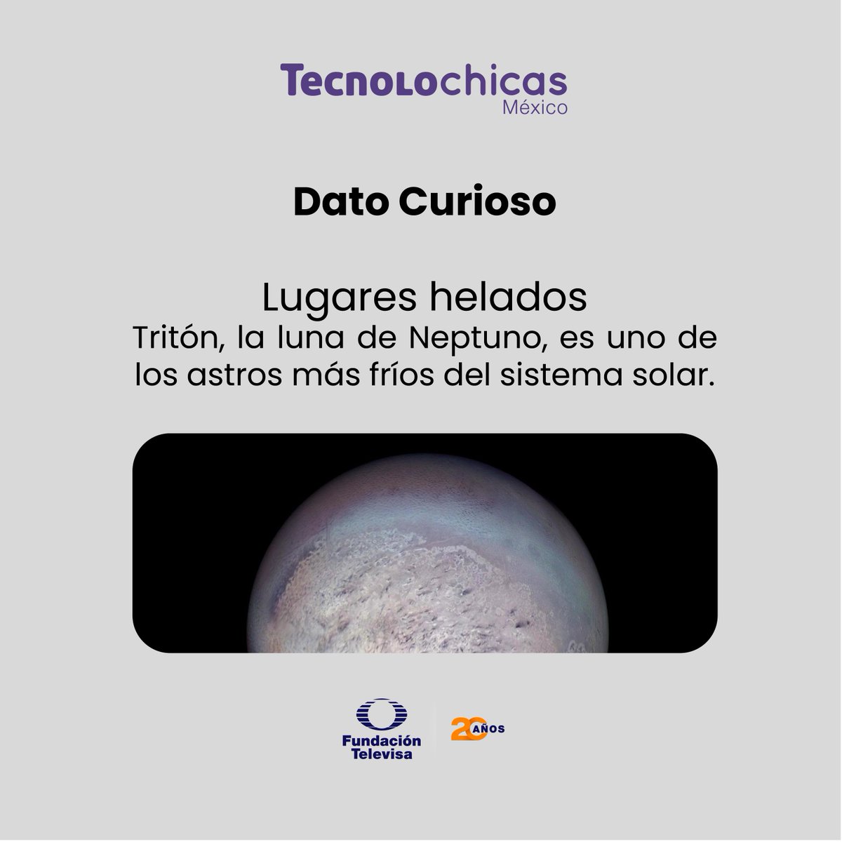 Sus volcanes escupen nitrógeno líquido, metano y un polvo que cae sobre la superficie como si fuera nieve.