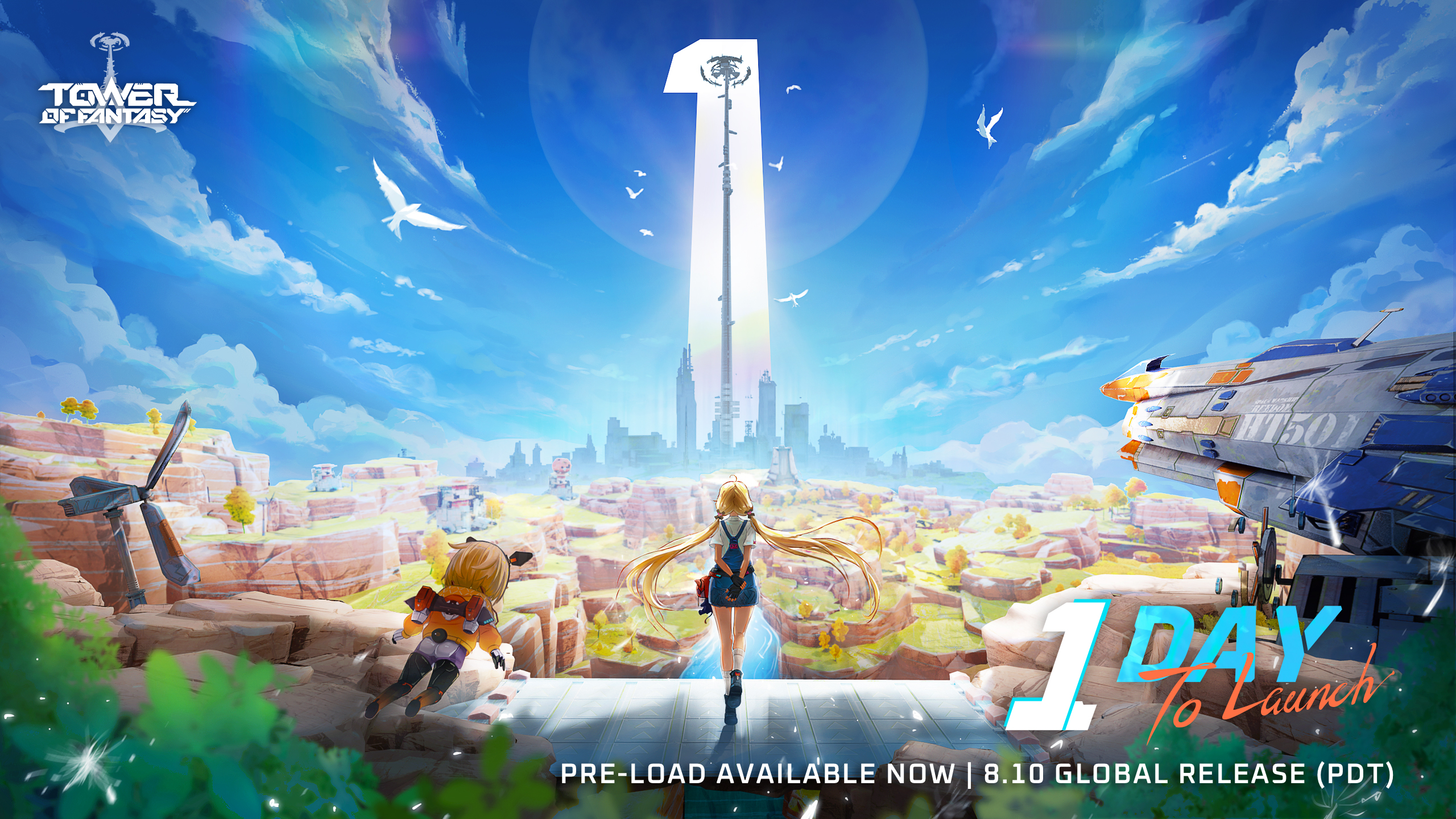 Tower of Fantasy on X: You've been waiting for long enough! It is finally  time to release the launch date for #ToF! 🥳 #TowerofFantasy will launch on  August 10th, at 5 pm