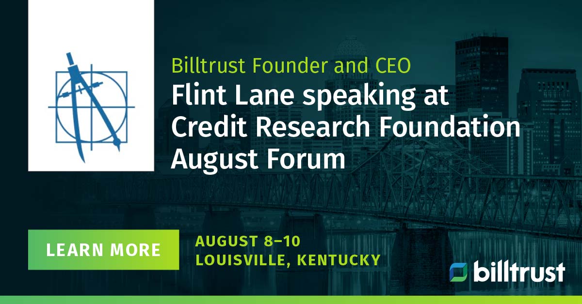 Billtrust's tweet image. Billtrust Founder &amp;amp; CEO Flint Lane will be presenting “Understanding Digital Lockboxes: What Got You Here Won’t Get You There,” at the Credit Research Foundation August Forum. 
ow.ly/gS0h50KfTXR

#DigitalLockbox #CRFForum #paymentautomation
