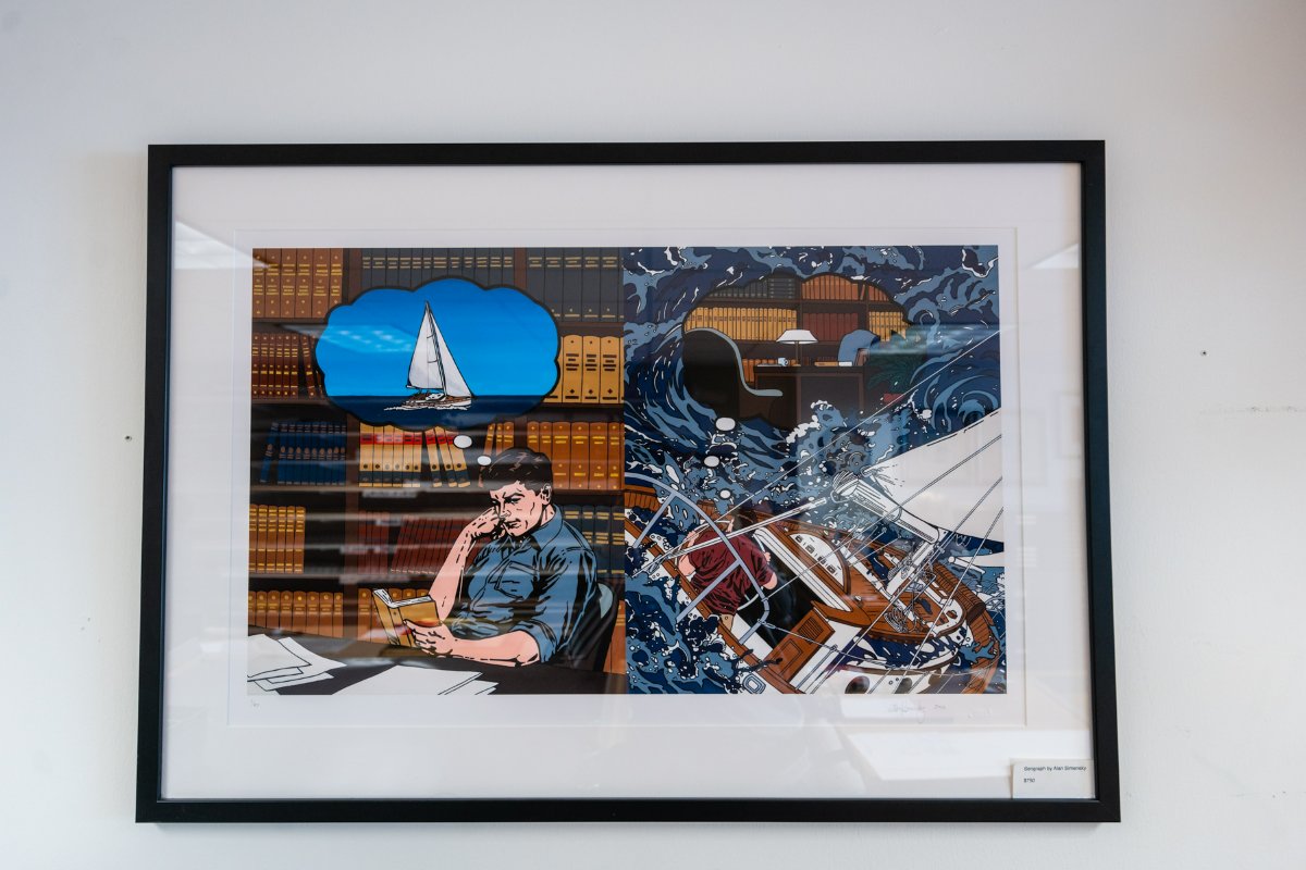 AllenFrame's tweet image. Your artwork can be beautifully framed like this! Visit our store to get started on a custom frame soon.