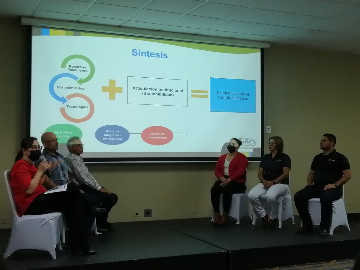 mfeolip's tweet photo. Un excelente resumen hecho por el INTA:

Recursos financieros + conocimiento +
tecnologías +
Articulación institucional (sinergia y sostenibilidad)
=
Resiliencia climática.

 Y 💪🏼personas productoras que lo demuestran!. 
#ProgramaAdapta2
@adaptationfund
@Fundecooperacin
INTA
MAG https://t.co/X48ZThDnwB
