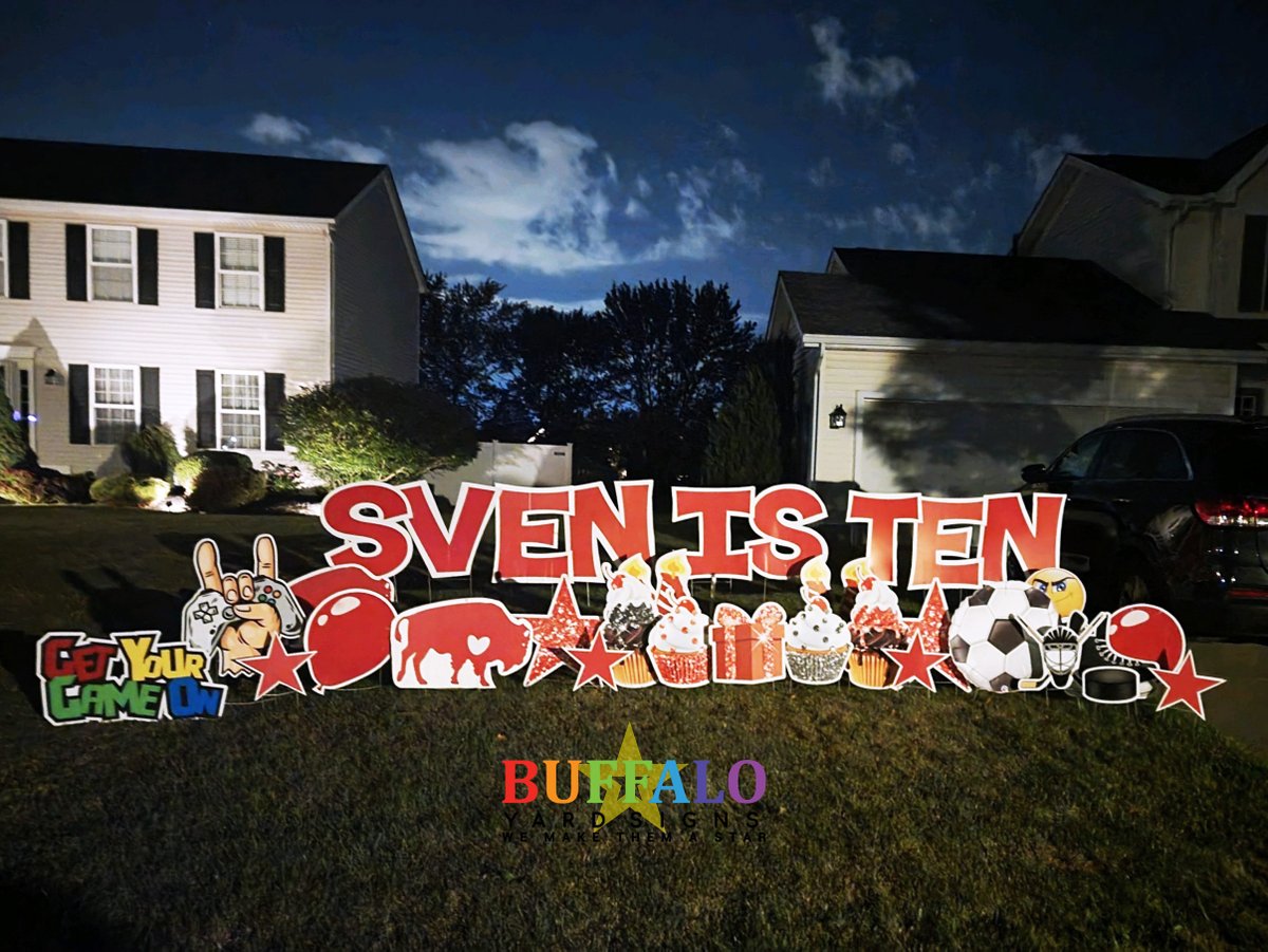 Buffalo Yard Signs tweet media