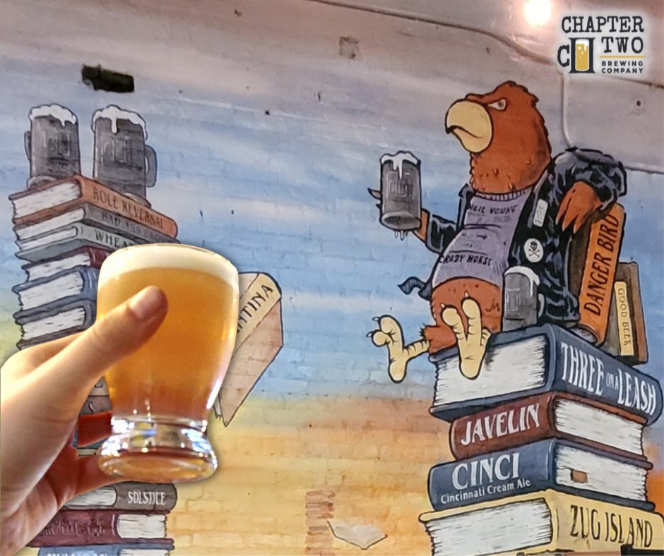 ChapterTwoBrew's tweet photo. Cheers to Book Lovers Day!
Have you reached Chapter Two yet? If not, swing on by with you book and enjoy a pint!
#yqg #chaptertwobrew https://t.co/XKWEKNQnxJ