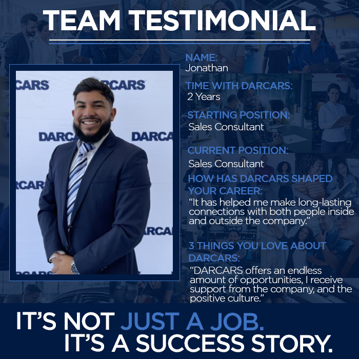 EnglewoodLexus's tweet photo. At DARCARS, IT’S NOT JUST A JOB. We believe every person who makes up this incredible organization is A SUCCESS STORY. We’re sharing #TeamTestimonials from various folks in our organization.
Follow along, and let us know what you think! #TeamTuesday #DARCARS #ItsNotJustAJob https://t.co/9Y28NkcllO