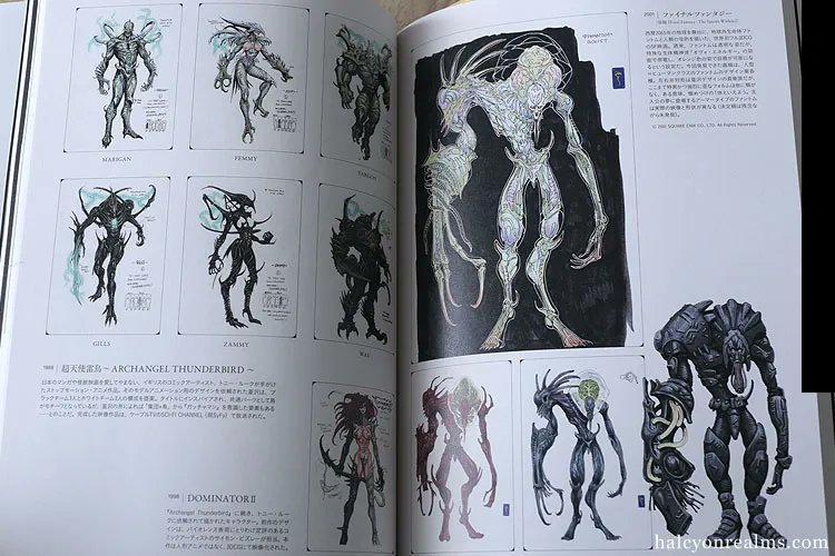 Yasushi Nirasawa is also the concept artist who designed the asymmetrically shaped aliens in Final Fantasy : The Spirits Within ( 2001 ). Rather unconventional, but definitely impressionable - https://t.co/qFdlzttaa8 
