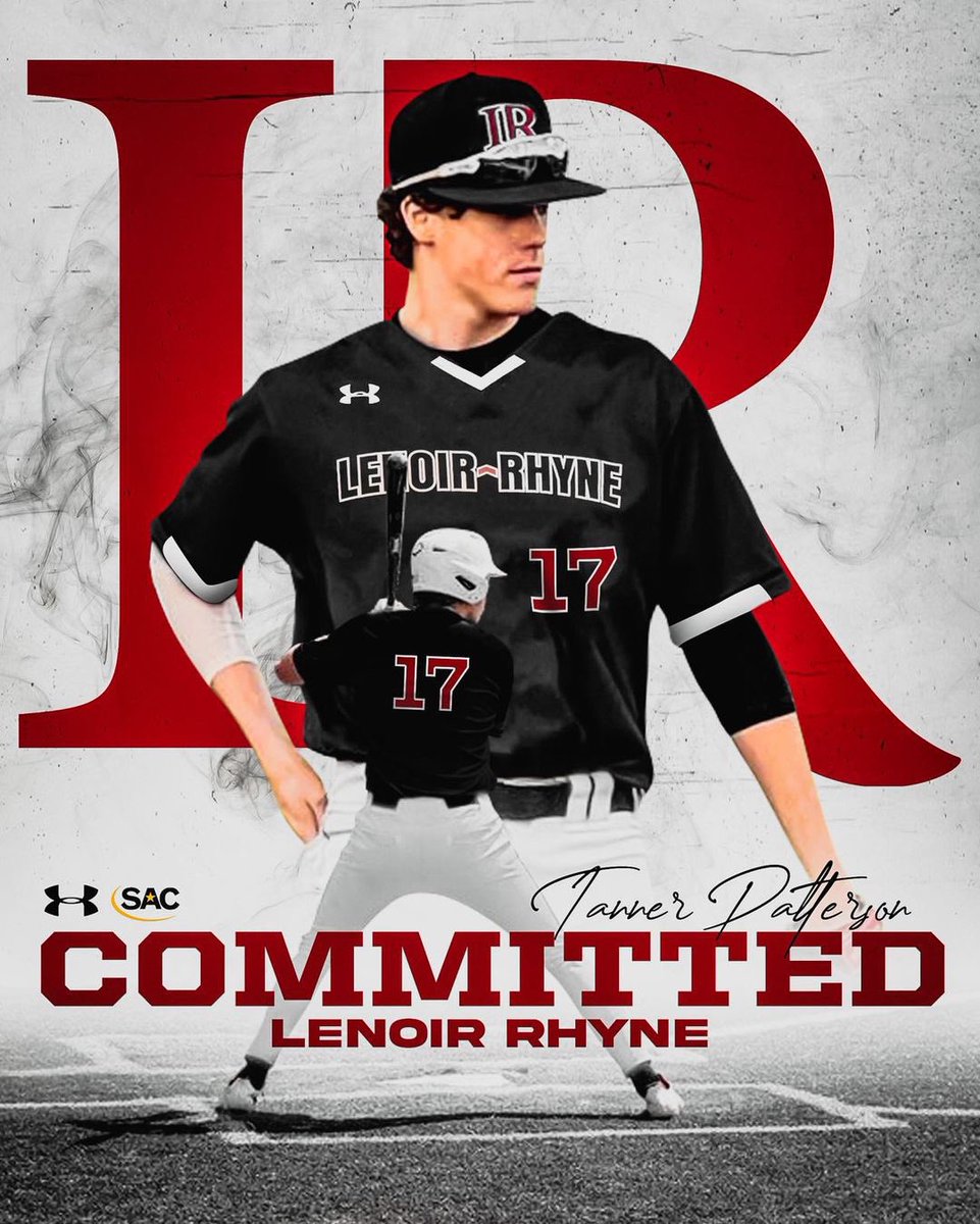 tannerpatt16's tweet photo. I am excited to announce I will be continuing my academic and athletic career at Lenoir Rhyne University. Thank you to coach @CoachRamirez7  and @CoachSkoneck. Go Bears! @LambertBaseball @BBA_Legends @SmarTenseBsbl @FlatgroundBats https://t.co/dqqt9B3VN5