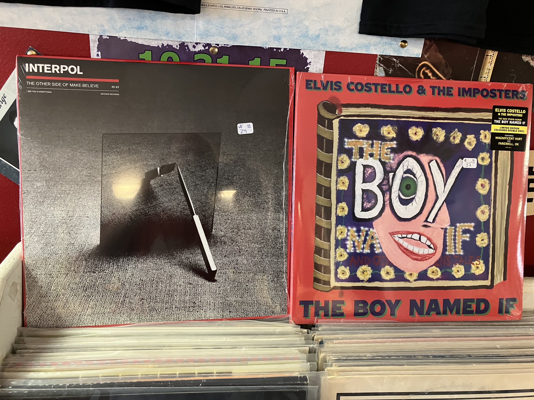 Happy Birthday to Sam Fogarino of Interpol & Pete Thomas of Elvis Costello\s band 