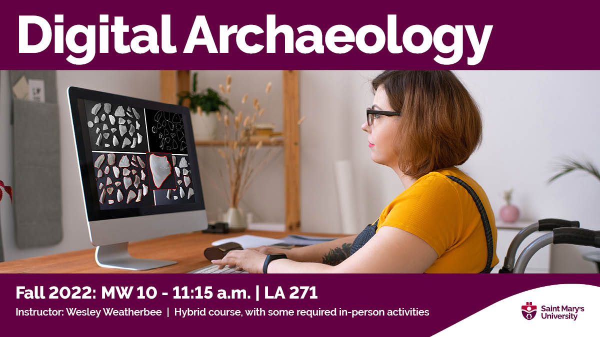 New this fall! In #DigitalArchaeology (ANTH 3828.1), learn fundamental approaches to close the gap between technology and physical remains of the past. Build skills in data collection, analysis, modelling and more. Hybrid, MW 10-11:15 am loom.ly/u5sHivg #artswithimpact