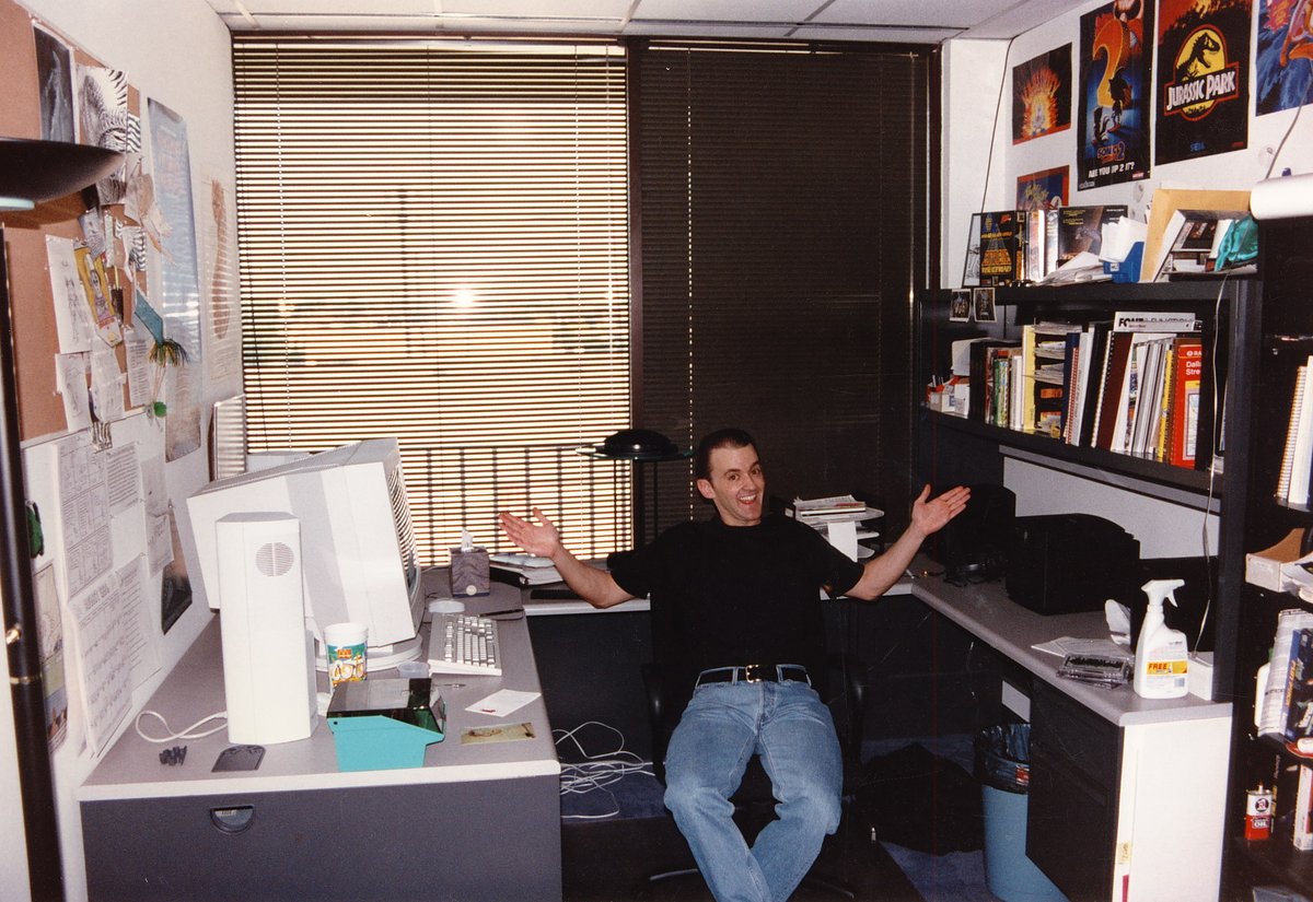 JoeSiegler's tweet photo. 20yrs ago (9 Aug 2002) we lost William Scarboro. He was a good friend of mine in the old Apogee/3DR days. Died young (age 31). Was most well known for the EKG mode in Rise of the Triad. He would have been all over the return of Beavis & Butthead now. Miss ya William. #DaHur #Uh27 https://t.co/S3if5oYY7E
