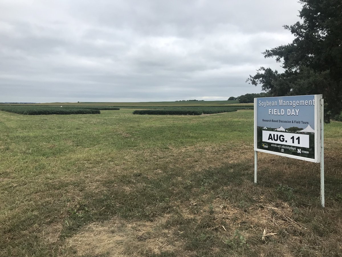 SAREMAN (@glesoing2) on Twitter photo Today Soybean Management Field Days start at Blue Hill. Thursday, August 11th, the Soybean Management Field Day will be near Brownville at the Daryl Obermeyer Farm in Nemaha County. The field day starts at 9:00 am with registration. Program from 9:30-2:30 <a href="/UNL_CropWatch/">Nebraska CropWatch</a> Today Soybean Management Field Days start at Blue Hill. Thursday, August 11th, the Soybean Management Field Day will be near Brownville at the Daryl Obermeyer Farm in Nemaha County. The field day starts at 9:00 am with registration. Program from 9:30-2:30 <a href="/UNL_CropWatch/">Nebraska CropWatch</a>