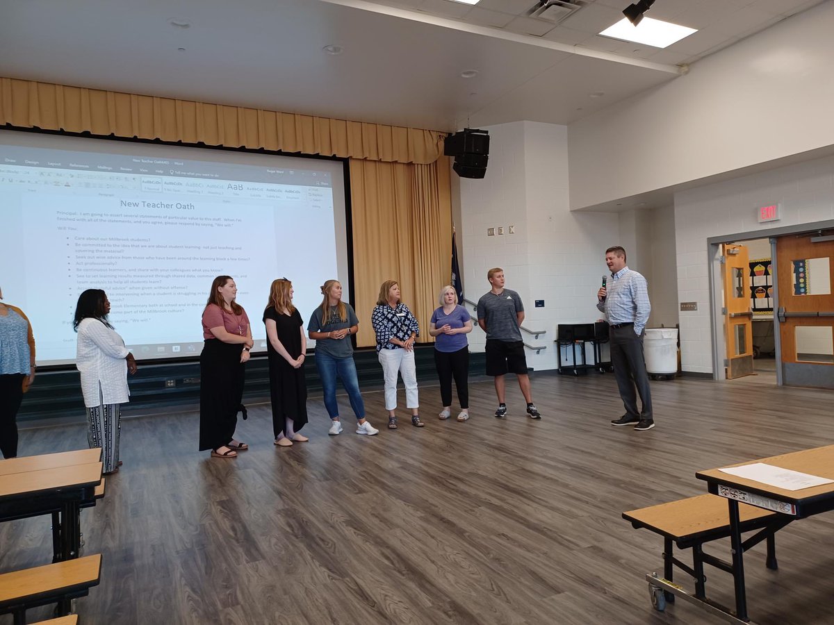 Please join us in welcoming our 9 new faculty members &amp; a student intern from USCA to the Millbrook Family! #MillbrookPRIDE #Millbrookfamily #backtoschool2022