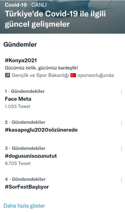 Face Meta şuan twitter gündemde 🔥