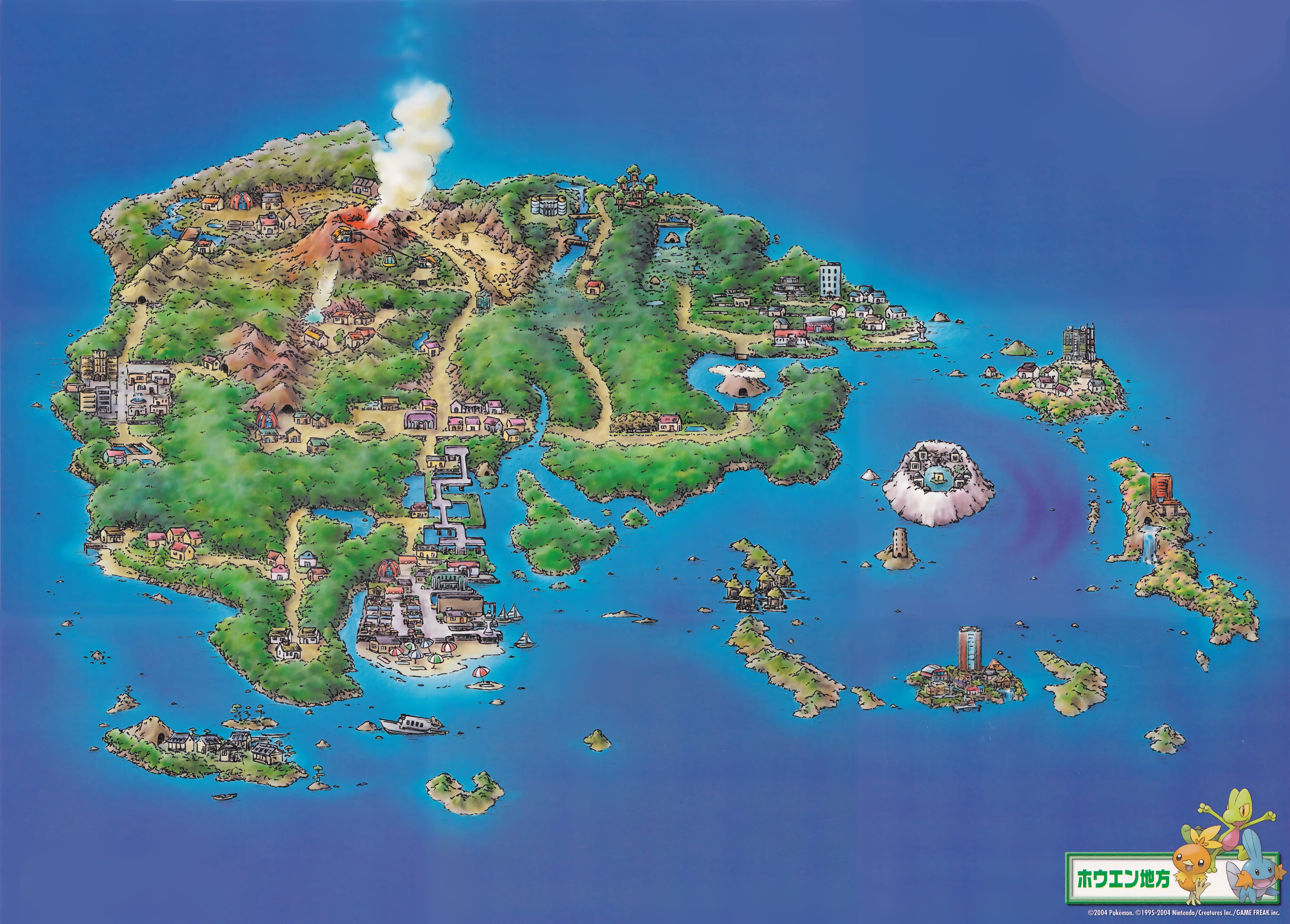 Pokemon Ruby, Sapphire and Emerald :: Map of Victory Road