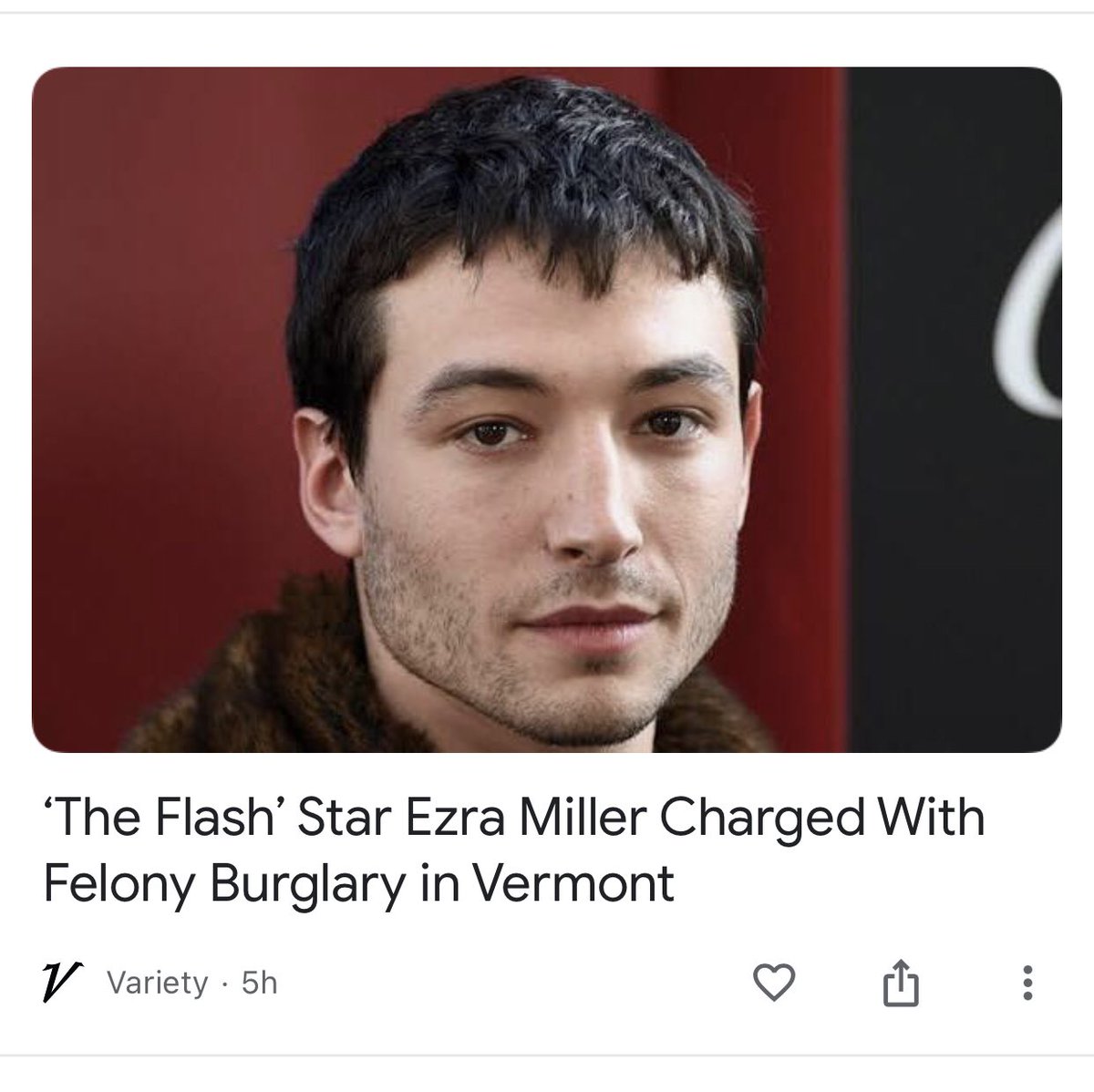 I just want to know what is wrong with Ezra Miller?