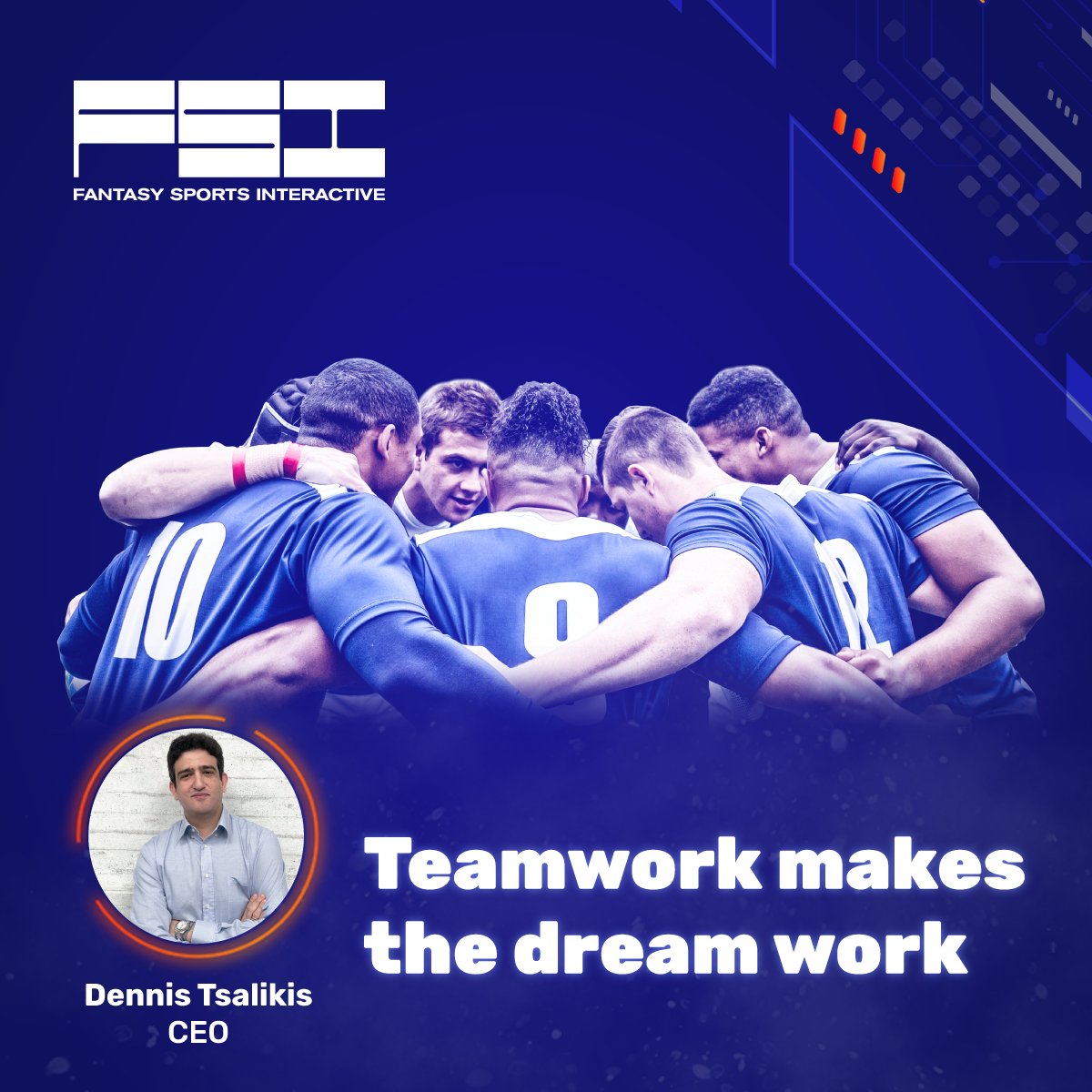 FSI_fantasy's tweet photo. #TuesdayThoughts #interview #FSITeam 📣 "We are committed to #innovation and #growth, and we invest in #teamwork in order to deliver the next gen #fantasysports products".
👉Read the full interview of FSI's CEO to @BestStartupUK  here: https://t.co/OjeybBhQ6T https://t.co/3iDn6yBnwZ