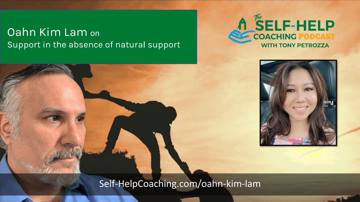 TheSelfHelpCoa3's tweet photo. In this interview Oanh Kim Lam &amp; Tony Petrozza talk about how to get support in the absence of natural support. She is a venting coach her background &amp; training in mental health. Why venting? As an ex-therapist and counselor, she realized that every journey starts with one step. https://t.co/Rw9aF1SnQq