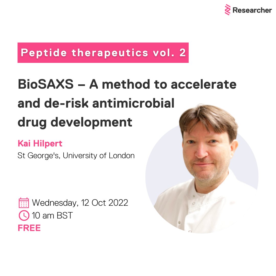 Researcher (@researcherapp) on Twitter photo #ResearcherLive brings expert #researchers #peptide #therapeutics and learn the latest advancement in their field.
bit.ly/peptide-therap…
<a href="/OrodeUVA/">Orode Aniejurengho</a>, <a href="/UniEssexOnline/">uniessexonline</a>
<a href="/PriyankaLahir11/">Priyanka Lahiri</a> <a href="/TuftsUniversity/">Tufts University</a>
<a href="/StGeorgesUni/">St George's, University of London (1752-2024)</a>
<a href="/EurPepSoc/">European Peptide Society</a>
<a href="/PeptideUK/">UK peptide society</a>
<a href="/AusPeptide/">AusPeptide</a>
See you there! 👋 #ResearcherLive brings expert #researchers #peptide #therapeutics and learn the latest advancement in their field.
bit.ly/peptide-therap…
<a href="/OrodeUVA/">Orode Aniejurengho</a>, <a href="/UniEssexOnline/">uniessexonline</a>
<a href="/PriyankaLahir11/">Priyanka Lahiri</a> <a href="/TuftsUniversity/">Tufts University</a>
<a href="/StGeorgesUni/">St George's, University of London (1752-2024)</a>
<a href="/EurPepSoc/">European Peptide Society</a>
<a href="/PeptideUK/">UK peptide society</a>
<a href="/AusPeptide/">AusPeptide</a>
See you there! 👋