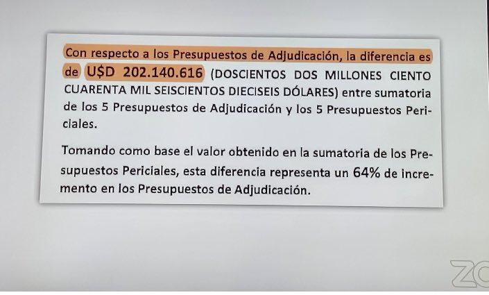 MarianaZuvic's tweet photo. El perito de la Corte Suprema determinó que en solo 5 licitaciones (de las 51 otorgadas a Lázaro Baez) el sobreprecio fue de: 
MÁS DE 200 MILLONES DE DÓLARES. 

Recuperemos lo robado Sr @SergioMassa ?
Acá tiene unos cuantos millones de los dólares que necesita el país. https://t.co/Hx5vbZmHFN