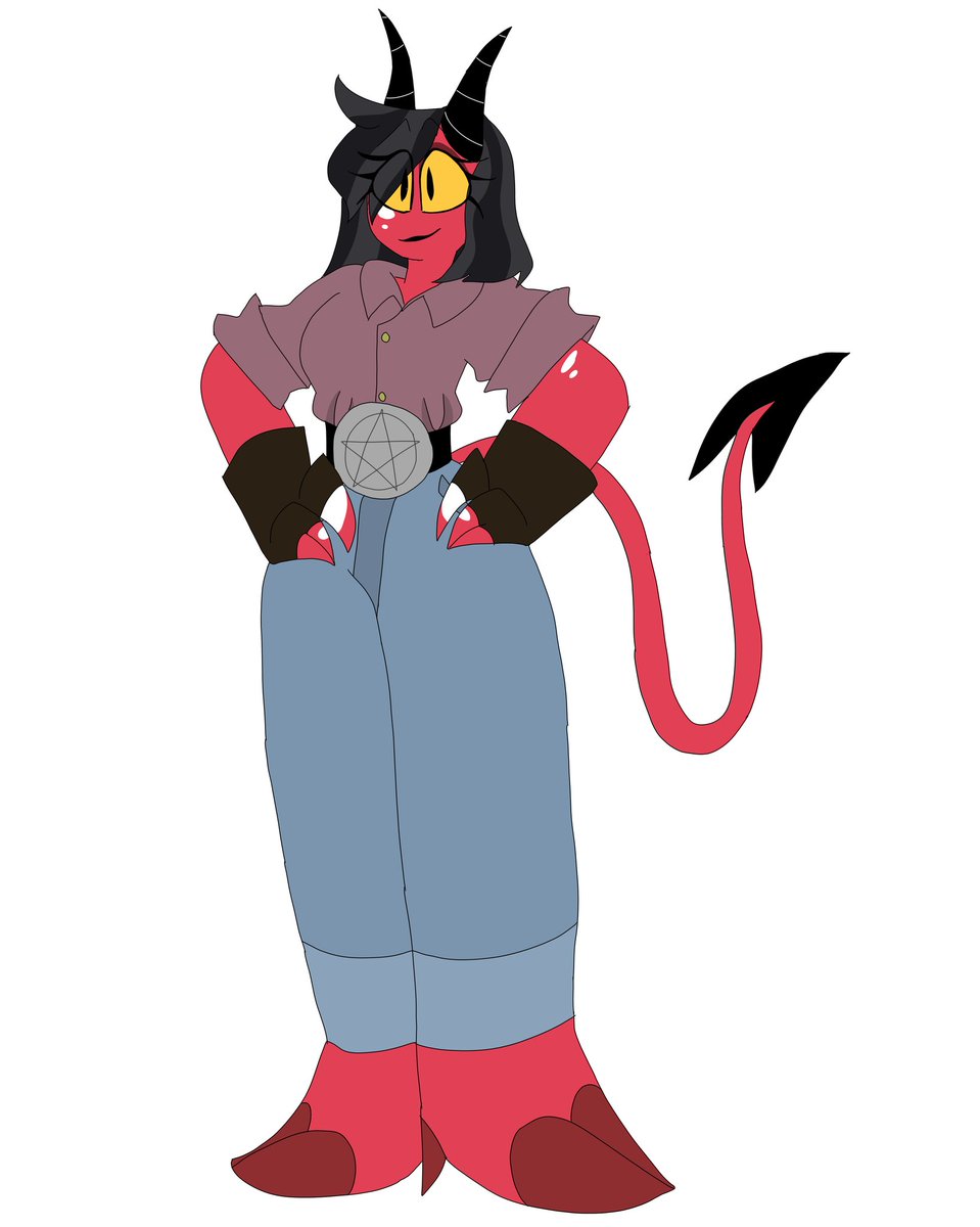APegasus2's tweet photo. Finally redesigned these two!!! 

#HelluvaBoss #HelluvaBossstriker #HelluvaBossOC https://t.co/Di7WQTJJDk
