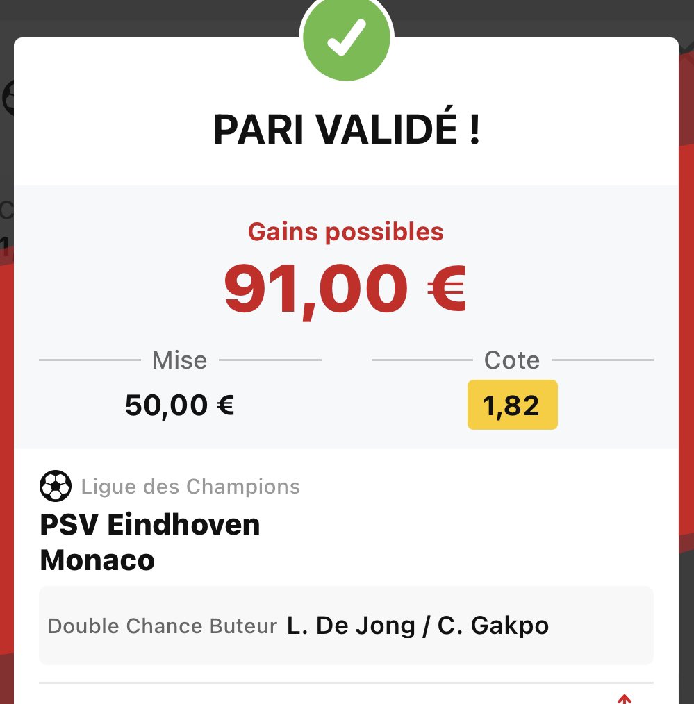 Oliviet94's tweet photo. 📅 09/08/2022 - ⏰ 20:30

⚽️ #ChampionsLeague 
📺 PSV vs Monaco

📍De jong ou Gakpo à 1.82 (1%)

❤️/ 🔁 si tu suis

#TeamParieur https://t.co/BPj5bJeqY2