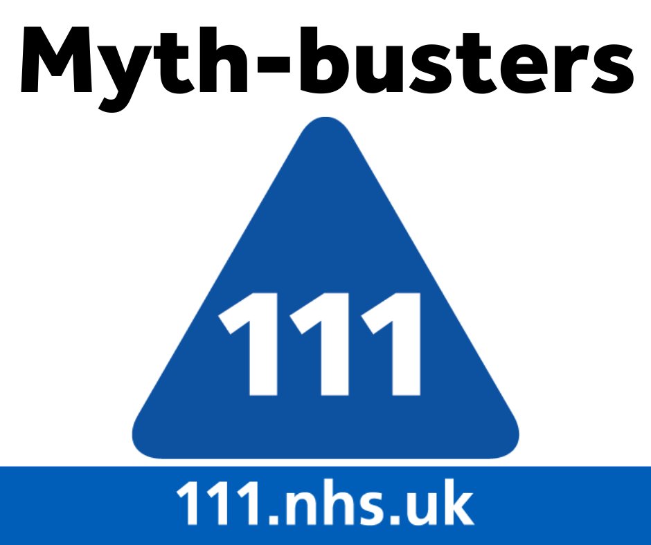 NWAmbulance's tweet photo. We often get asked questions about how our NHS 111 service works, and have put together a list of ten myth-busters to help with knowing how it can assist you. 
https://t.co/VTFCJ0tb3S
#Inside111 https://t.co/l6ZboGJfx2