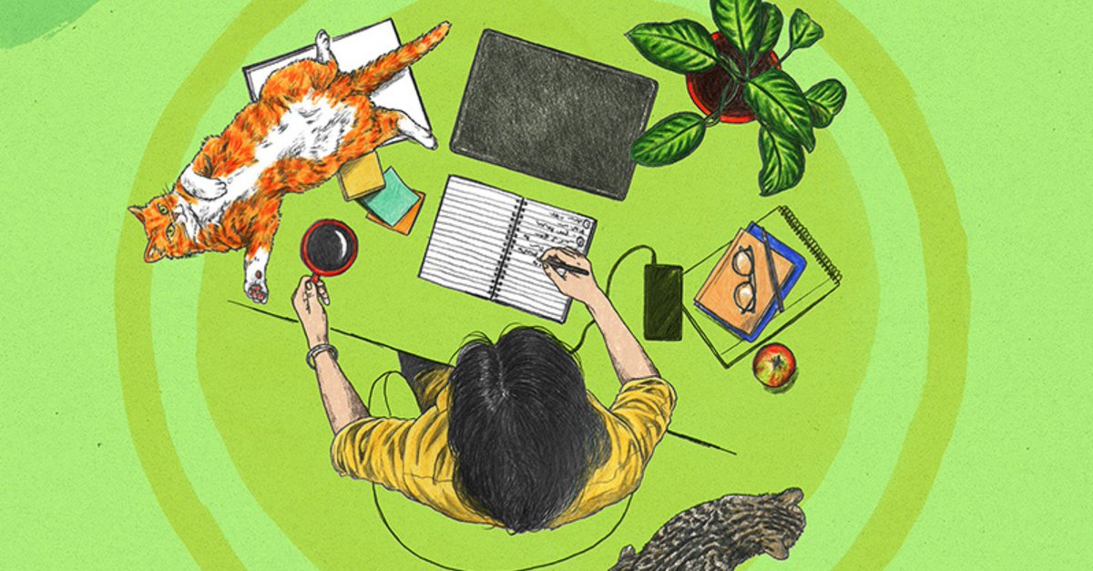 Microsoft's tweet photo. Check out 4 tips to beating burnout in our WorkLab Guide: https://t.co/lsbhRhGA93