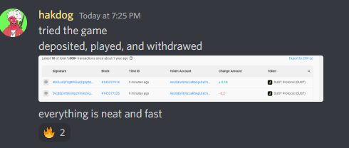 aideadgods's tweet photo. Our players are already here and earning $DUST 💸

#nft  #nfts #solana #solananfts #dust https://t.co/Vs3JxnV6V9