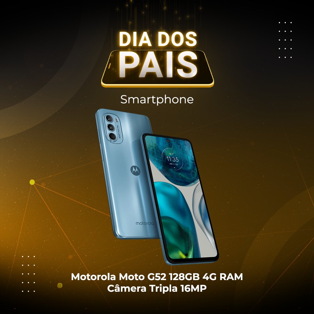 Commshopoficial's tweet image. Seu pai tá precisando de um celular novo? 📱 Então esse momento chegou!

Smartphone Motorola Moto G52 128GB 4G RAM
Em 10x de R$ 165,00 sem juros

Nossas ofertas são por tempo limitado, aproveite!
commshop.com.br
#commcenter #commshop #diadospais