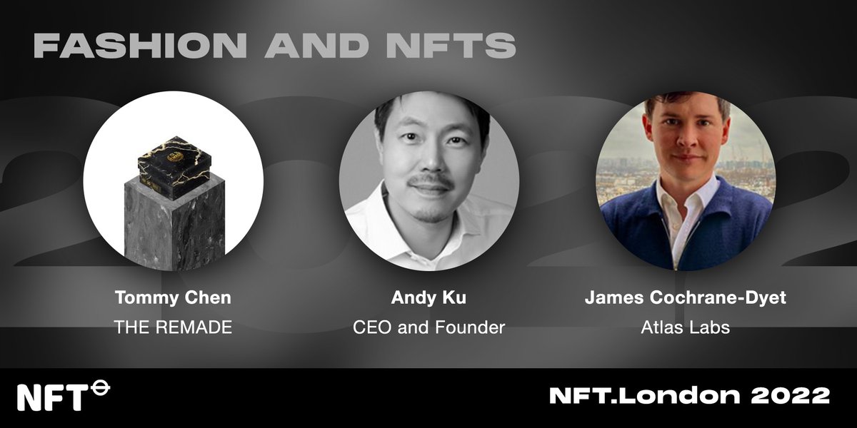 Today we're highlighting 3 #NFTLondon2022 speakers who will be presenting on the Fashion track.

Meet and follow <a href="/theremade_/">The Remade ❤️ memecoin</a>, <a href="/altavagroup/">ALTAVA</a> and <a href="/unextinct_/">UNEXTINCT</a>.

See all announced Speakers: NFT.London/speakers