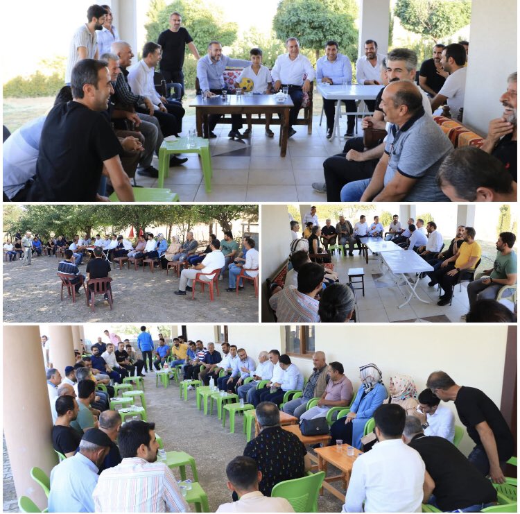 akparti_sur's tweet photo. 📍SUR
İl Başkanımız @mserifaydin
Vekilimiz @EbubekirBal_, Sur İlçe Başkanımız @davutyildiz21 ve Teşkilat mensuplarımız ile birlikte; #MahalleMahalle2023e programı kapsamında #Kengerli, #Alabal ve #Harmanlar köylerimizde hemşehrilerimiz ile bir araya geldik.
#YüzYüze100Gün https://t.co/ncp7GyZY7L